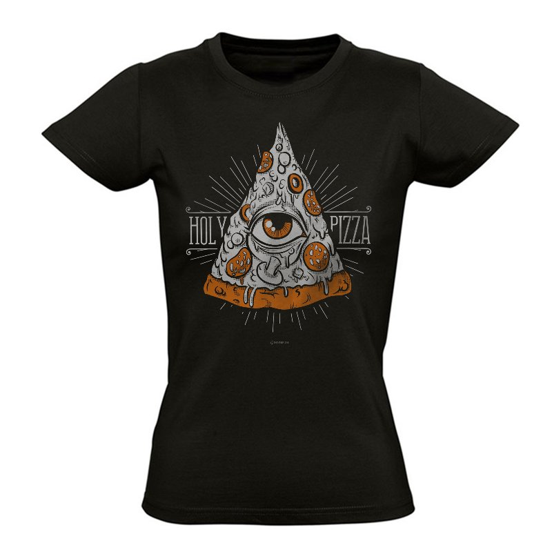 Holy Pizza · Camiseta con diseño original y chulo | DevilFish