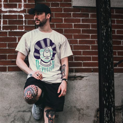 OUIJA · Camiseta diseño tattoo · DevilFish Ropa Alternativa