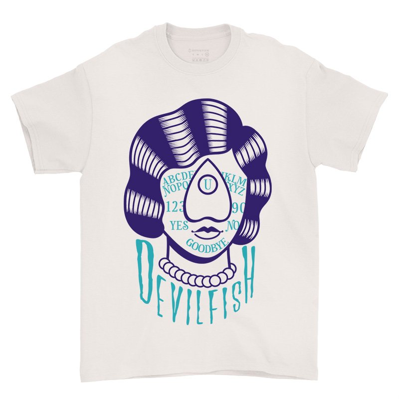 OUIJA · Camiseta diseño tattoo · DevilFish Ropa Alternativa