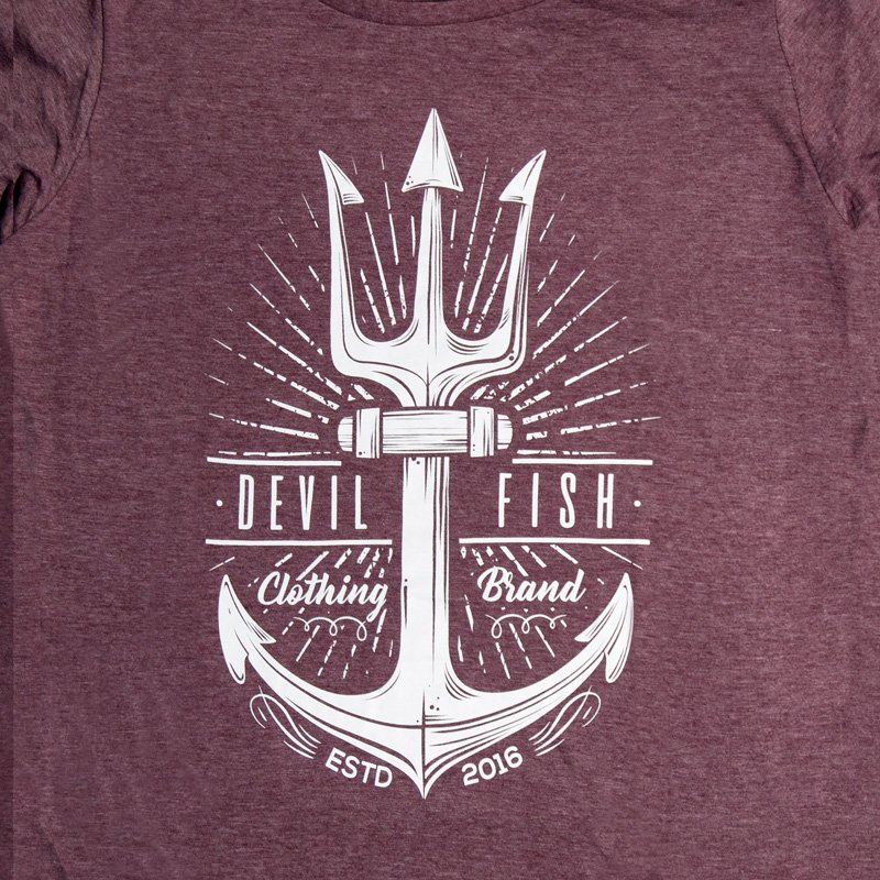 Camiseta Ancla DevilFish · Mujer - Chica | DevilFish Clothing Brand
