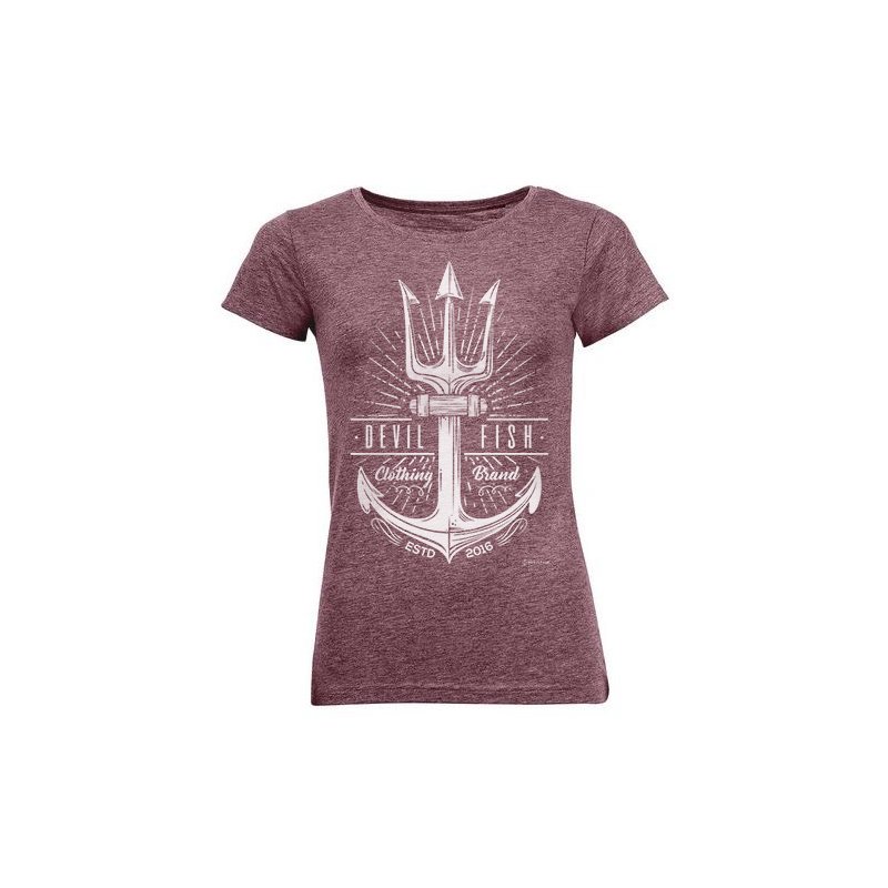 Camiseta Ancla DevilFish · Mujer - Chica | DevilFish Clothing Brand