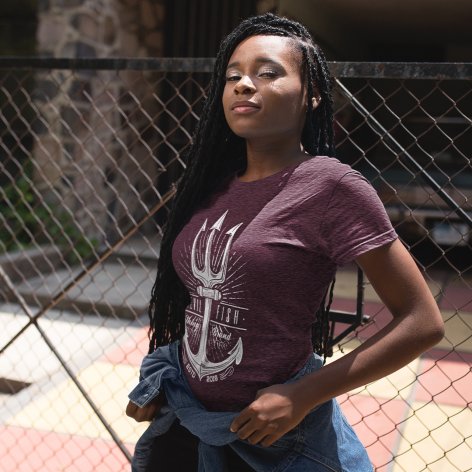 Camiseta Ancla DevilFish · Mujer - Chica | DevilFish Clothing Brand