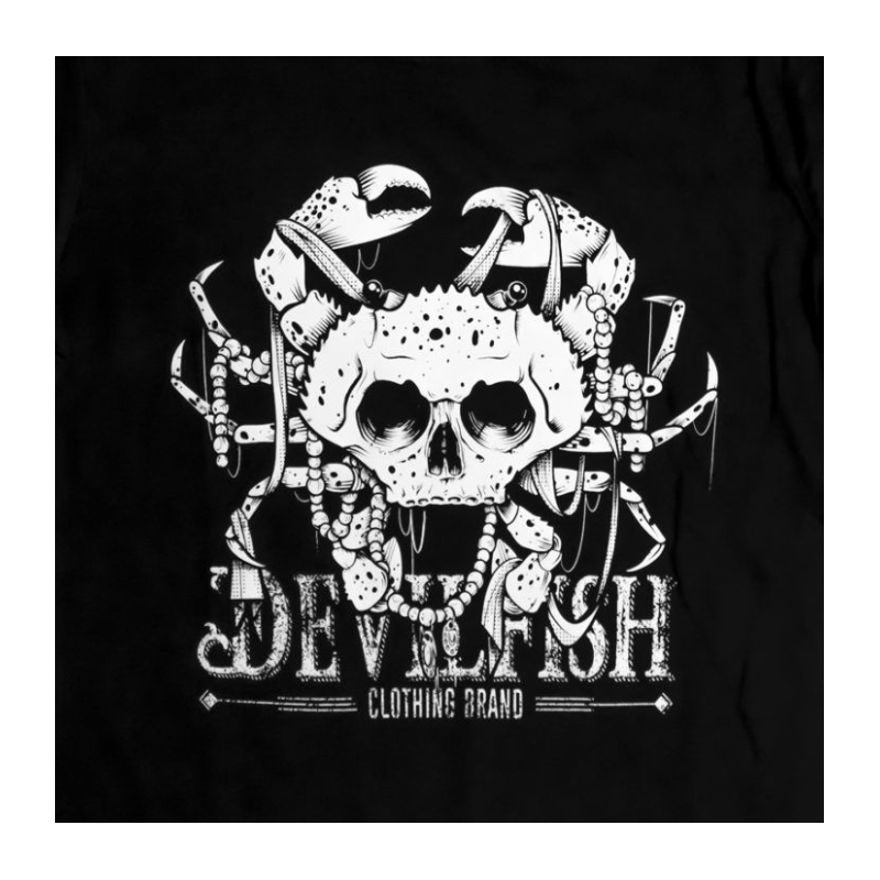 Camiseta CrabSkull · Cangrejo Calavera · Chica | DevilFish Clothing