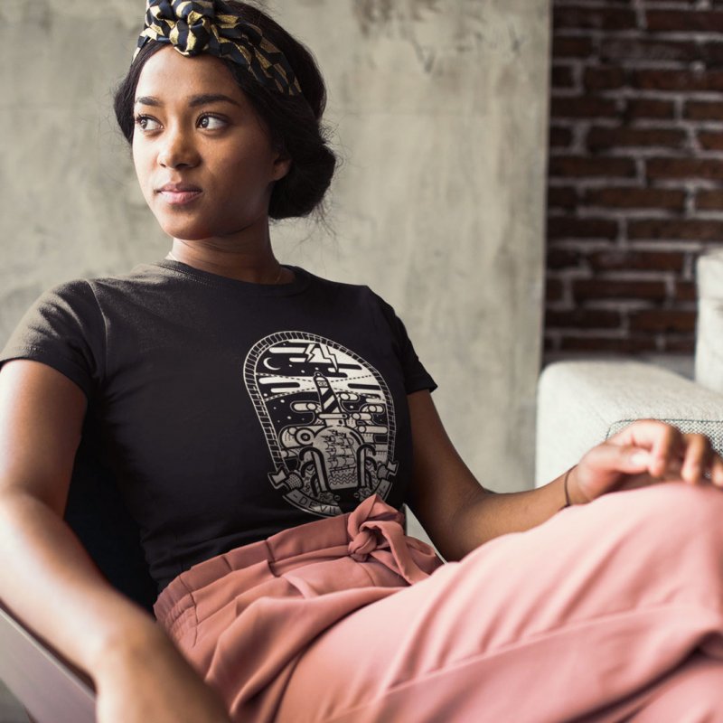 Camiseta Boat in a Bottle · Mujer / Chica | DevilFish Clothing Brand