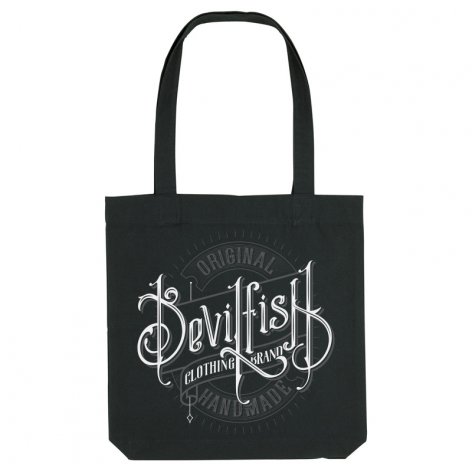 Bolso tote DevilFish negro · Complementos mujer | DevilFish Clothing