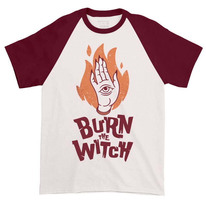 Burn the Witch · Camiseta estilo tattoo | DevilFish Clothing Brand