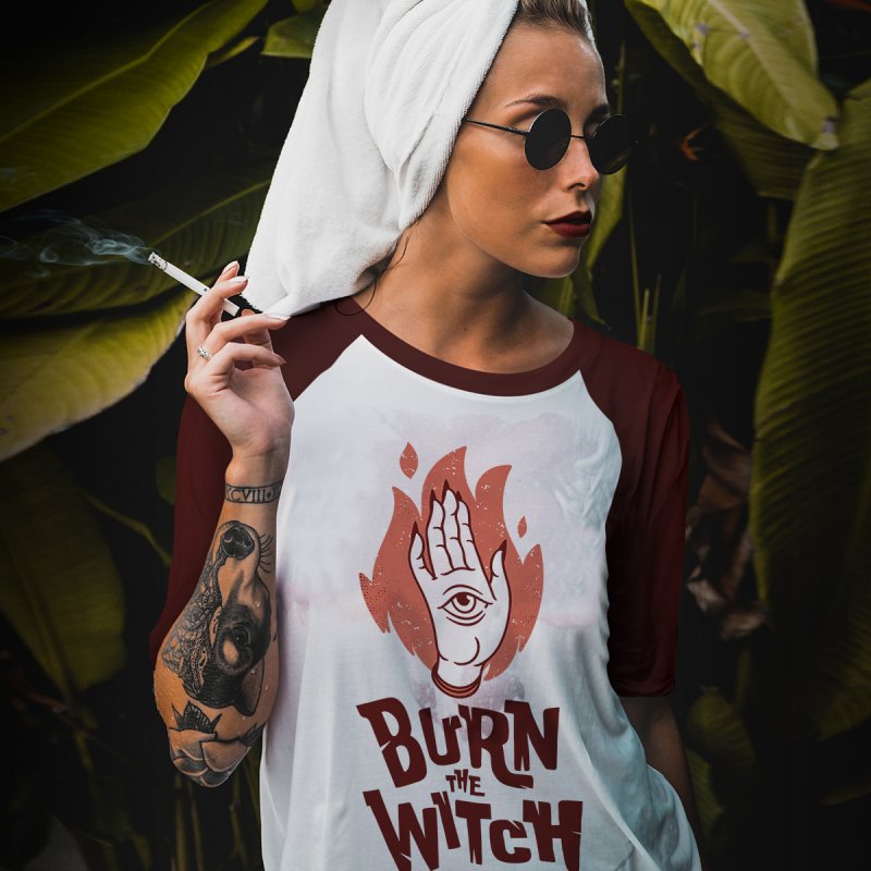 Burn the Witch · Camiseta estilo tattoo | DevilFish Clothing Brand