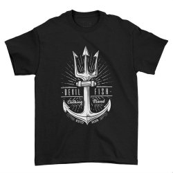 Camiseta DevilFish · diseño de ancla | DevilFish Clothing Brand